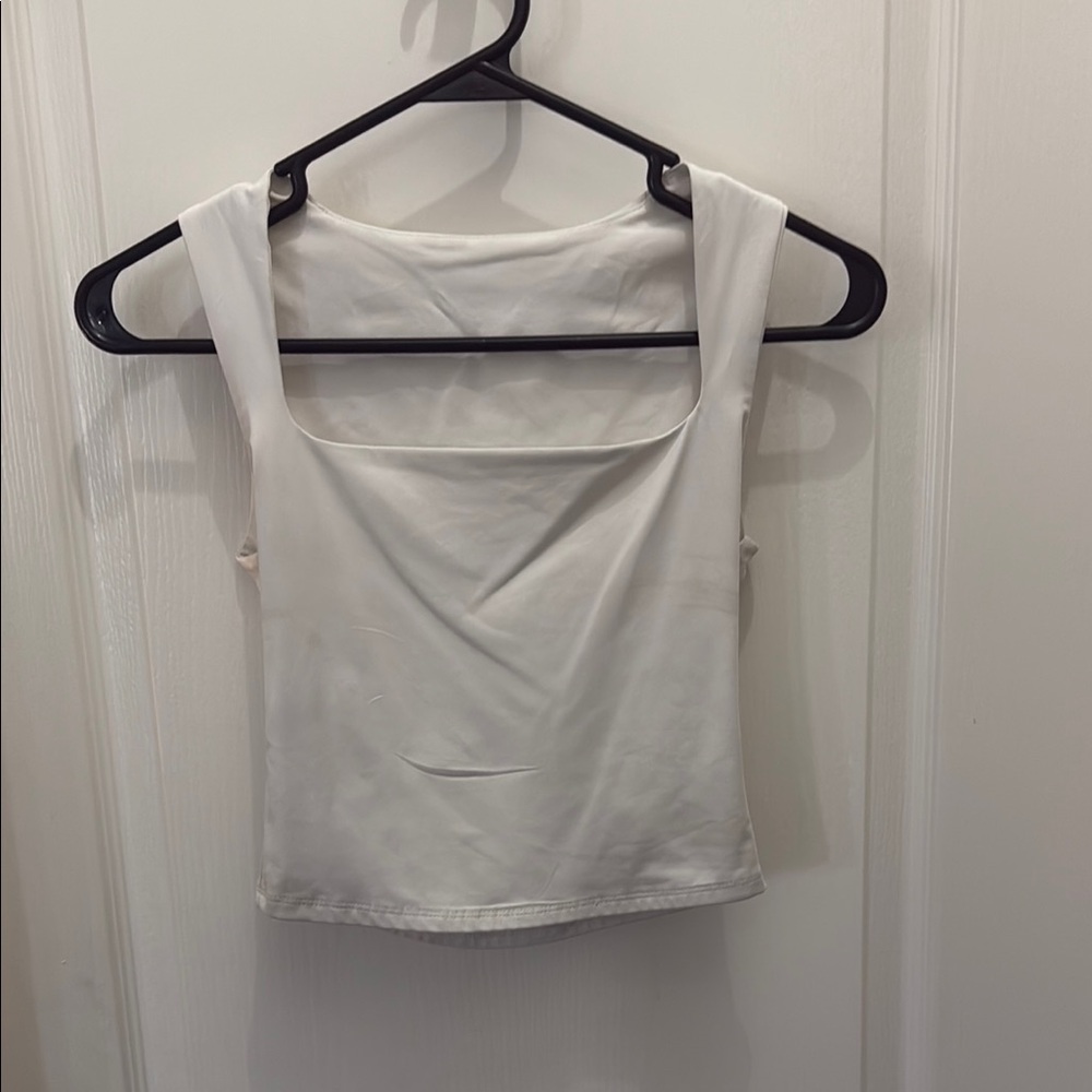 Elegant White Sleeveless Top